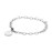Product Photography Jewellery | Melbourne Photography | Children's Jewellery | Close up of silver charm bracelet on white background