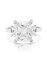 Product Jewellery Photography | Melbourne Photography | Close up of faceted diamond and silver ring on white background