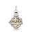 Product Jewellery Photography | Melbourne Photography | Close up sliver and gold pendant on white background